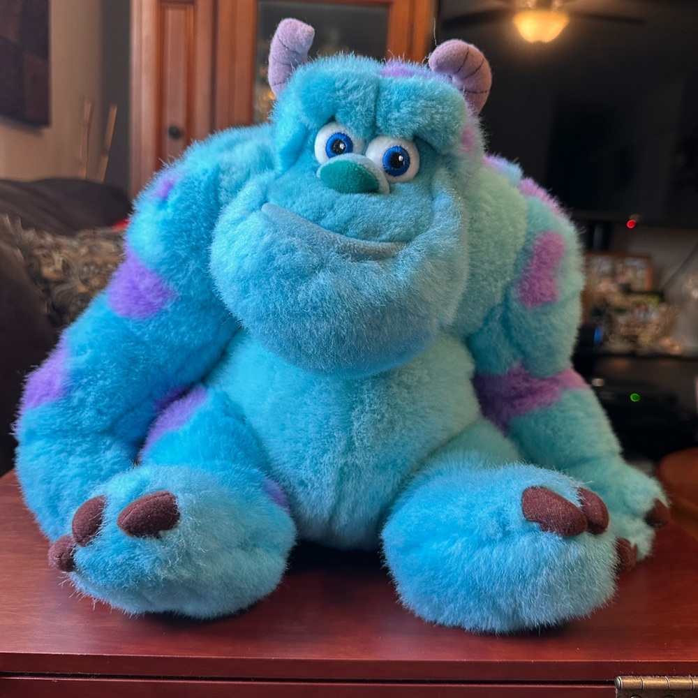 Disney Monsters Inc. Sulley Plush - Turquoise and Lavender